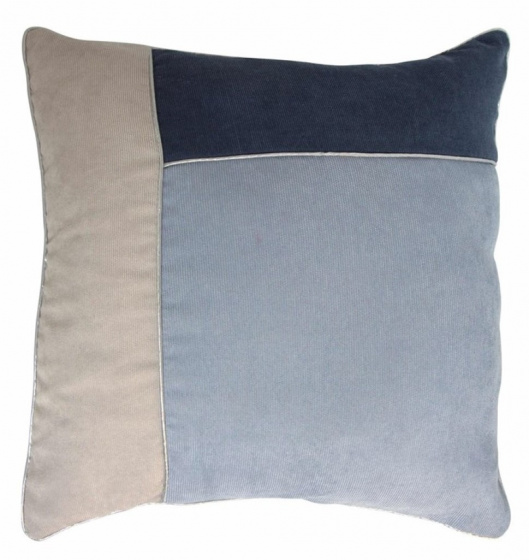 Kussen blauw/grijs Kussen blauw/grijs